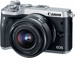 Фотоаппарат Canon EOS M6 Black silver 15-45 IS STM