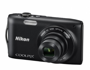 Фотоаппарат Nikon Coolpix S3300 Black