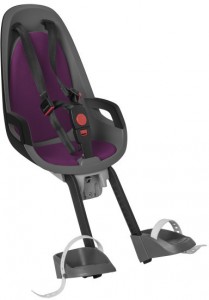 Детское велокресло Hamax Caress Observer Grey purple