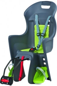 Детское велокресло Polisport Boodie FF Grey green