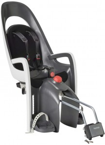 Детское велокресло Hamax 553001 Caress W/Lockable Bracket Grey white black