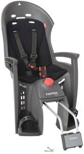 Детское велокресло Hamax 552501 Siesta Grey black