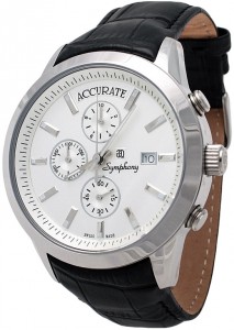 Мужские часы Accurate AMQ1837L White