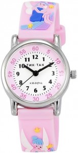 Детские часы Тик-так Н101-2 Розовые феи