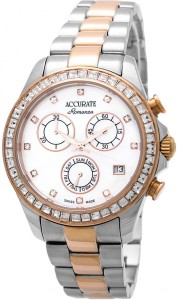 Женские часы Accurate ALQ1902RGT White