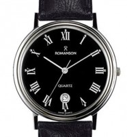 Мужские часы Romanson TL0162SMW(BK)