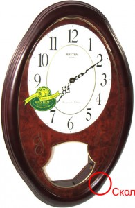 Настенные часы Rhythm CMJ320NR06  нарушена упаковка, дефект - сколы краски на лицевой стороне