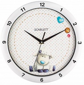 Настенные часы Scarlett WC1005I Silver