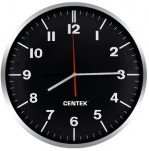 Настенные часы Centek CT-7100 Black