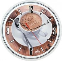 Часы для кухни Вега  П1-763/7-43 Чашка кофе