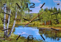 Настенные часы 21 Век R489 Природа