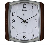Настенные часы La Minor 5555 Silver brown