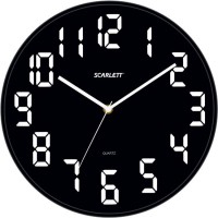 Настенные часы Scarlett SC-55BL