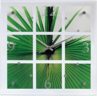 Настенные часы Hama Palm Leaf H-113993 Green