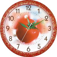 Часы для кухни Вега Помидор П1-182/7-57