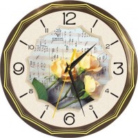 Настенные часы Вега  П1-9213/7-63 Желтые розы