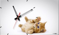 Настенные часы Time2Go 1024 Котик