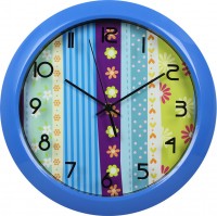Часы для детской BURO WallC-R16P Blue
