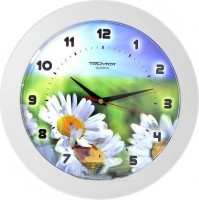 Настенные часы Troyka  51510532 Ромашки