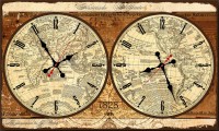 Настенные часы Time2Go 1007 Карта Мира