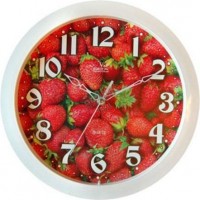 Часы для кухни Вега  П1-7/7-30 Клубника
