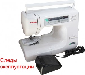 Электромеханическая швейная машина Janome 7524A после сервиса