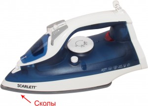 Утюг Scarlett SC-SI30E01 Blue дефект