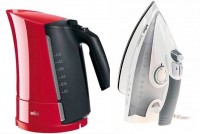 Утюг Braun TS775 + Чайник WK300 Red