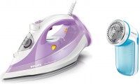 Утюг Philips GC3803/30 + машинка для удаления катышков GC026
