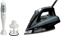Утюг Braun TS 745+ Блендер MQ320 Pasta
