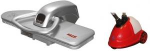 Гладильный пресс MIE Romeo I Silver + отпариватель SuperJet SJ-100A Red