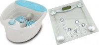 Массажная ванночка для ног Supra FMS-102 + Supra BSS-2061 Silver