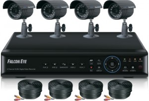 Система видеонаблюдения Falcon Eye FE-004H-KIT Дача