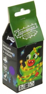 Гирлянда LuazON Метраж 2 м с контроллером 20 ламп Фиолетовая нить силикон