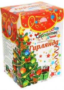 Гирлянда Серпантин 183-610 Шишка матовая 32