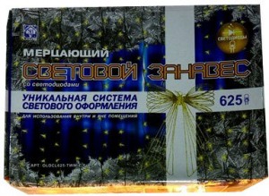 Гирлянда Snowhouse RB-OLDCL625-TY-E 2.4x1.5 м 625 ламп Желтая