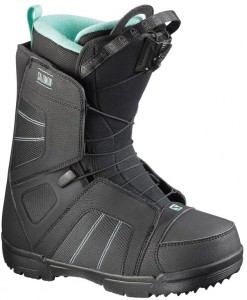 Ботинки для сноубордов Salomon Scarlet Quicklock 2016-2017 37 (USA 7) Black mint