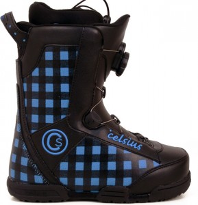 Ботинки для сноубордов Celsius Fenom 2010-2011 41 Cyan Plaid