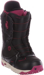Ботинки для сноубордов Burton Emerald 2014-2015 41.5 Black burgundy cream