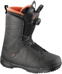 Ботинки для сноубордов Salomon Faction BOA 2016-2017 43 (USA 10) Black orange