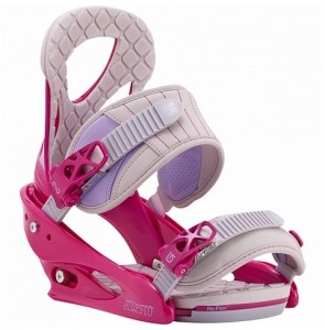 Крепления для сноубордов Burton Stiletto 2015-2016 S Pink gray