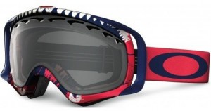 Горнолыжная маска Oakley Crowbar 2014-2015 Kazu Mega Shark White Dkgrey