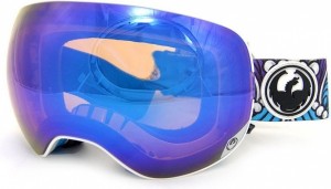 Горнолыжная маска Dragon X2 2014-2015 Jamie Lynn Blue Steel Yellow Blue Ion