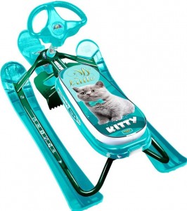 Снегокат Nika Кросс Зимний спорт СНК Kitty turquoise