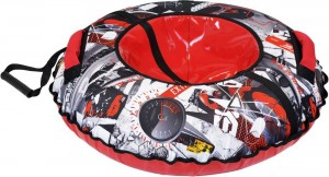 Надувные санки для тюбинга Nika ТБ2К-85 Экстрим Black red