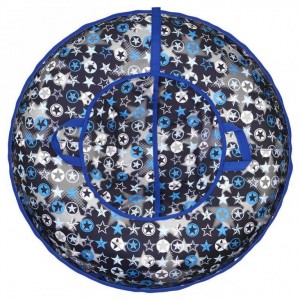 Надувные санки для тюбинга Profgreen sport ЮЛ 80см Fire speed Stars