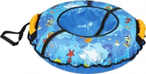 Надувные санки для тюбинга Nika ТБ2К-85 Fish blue