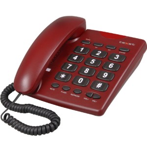 Радиотелефон Texet TX 202 вишнёвый