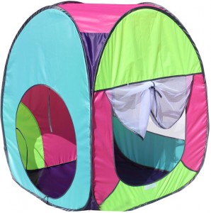 Игровая палатка Belon Радужный домик Фиолетовая лимон розовая бирюза