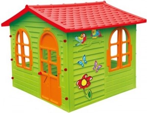 Пластиковый домик Mochtoys 10425 Green red